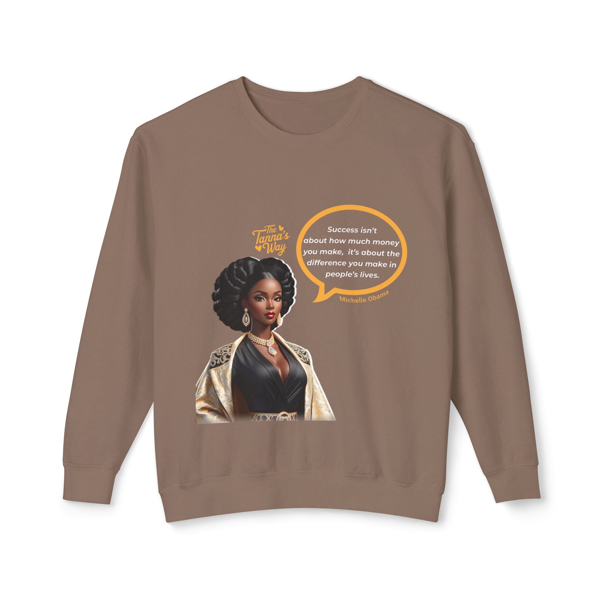 Michelle Obama | Unisex Lightweight Crewneck Sweatshirt